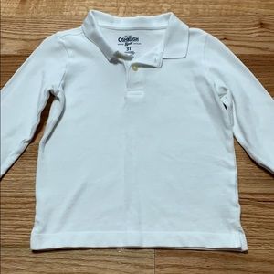 OshKosh White Long Sleeve Shirt